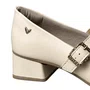 Sapato Mississipi Feminino Latte Fecho Fivela 