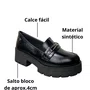 Sapato Mississipi Feminino Preto Calce Fácil 