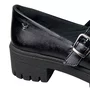 Sapato Mississipi Feminino Preto Fecho Fivela 