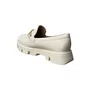 Sapato Modare Feminino Branco Off Ferragem Dourada 