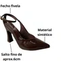 Sapato Piccadilly Feminino Cacau Bico Fino 