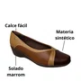 Sapato Piccadilly Feminino Mascavo Calce Fácil 
