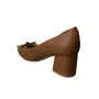 Sapato Softli Feminino Brown Salto Bloco