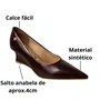 Sapato Vizzano Feminino Cacau Bico Fino 