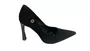 Scarpin Bebecê Feminino Preto Salto Fino 