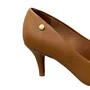 Scarpin Vizzano Camel Salto Baixo