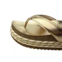 Tamanco Beira Rio Feminino Dourado 