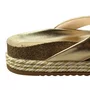 Tamanco Beira Rio Feminino Dourado 