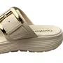 Tamanco Comfortflex Feminino Coconut Fivela Dourada 