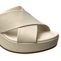 Tamanco Moleca Feminino Branco Off  Salto Bloco