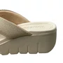Tamanco Moleca Feminino Branco Off Tira Texturizada 