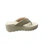 Tamanco Moleca Feminino Branco Off Tira Texturizada 