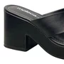 Tamanco Moleca Feminino Preto Salto Bloco
