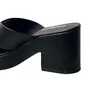 Tamanco Moleca Feminino Preto Salto Bloco