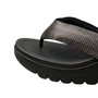 Tamanco Moleca Feminino Preto Tira Texturizada