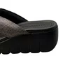 Tamanco Moleca Feminino Preto Tira Texturizada