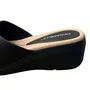 Tamanco Piccadilly Feminina Preto Dourado 