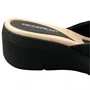 Tamanco Piccadilly Feminina Preto Dourado 
