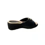 Tamanco Piccadilly Feminina Preto Dourado 