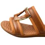 Tamanco Piccadilly Feminino Laranja Ferragem 