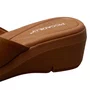 Tamanco Piccadilly Feminino Ocre Dourado 