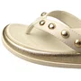 Tamanco Ramarim Feminino Coconut Dourado 