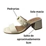 Tamanco Softli Feminino Branco Off Ferragens 