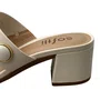 Tamanco Softli Feminino Branco Off Ferragens 