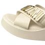 Tamanco Vizzano Feminino Branco Off Dourado 