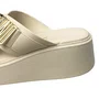 Tamanco Vizzano Feminino Branco Off Dourado 