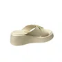 Tamanco Vizzano Feminino Branco Off Dourado 