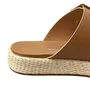 Tamanco Vizzano Feminino Camel Fivela Dourada 