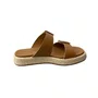 Tamanco Vizzano Feminino Camel Fivela Dourada 