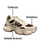 Tênia Via Marte Feminino Bege Cadarço