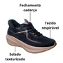 Tênis Actvitta Feminino Preto Cadarço 