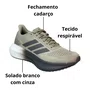Tênis Adidas Feminino Taupe Boost Run Cadarço