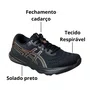 Tênis Asics Feminino Black Shinobi2 Cadarço 