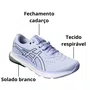 Tênis Asics Feminino Blue Fade Shinobi2 Cadarço 
