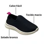 Tênis Blitzz Infantil Feminino  Preto Calce Fácil 