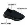 Tênis Blitzz Infantil Unissex Preto Calce Fácil 