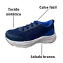 Tênis Gbz Masculino Infantil Marinho Calce Fácil Royal 