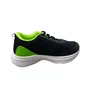 Tênis Gbz Masculino Infantil Preto Calce Fácil Verde 