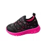 Tênis Guimi Feminino Infantil Preto Corações 