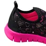 Tênis Guimi Feminino Infantil Preto Corações 