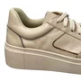 Tênis Helena Be Feminino Marfim Couro