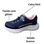 Tênis Jet kids Feminino Infantil Azul Marinho Calce Fácil 