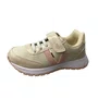 Tênis Jet Kids Feminino Infantil Bege Calce Fácil 