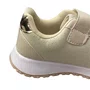Tênis Jet Kids Feminino Infantil Bege Calce Fácil 