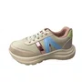 Tênis Jet Kids Feminino Infantil Bege Calce Fácil 