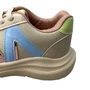 Tênis Jet Kids Feminino Infantil Bege Calce Fácil 